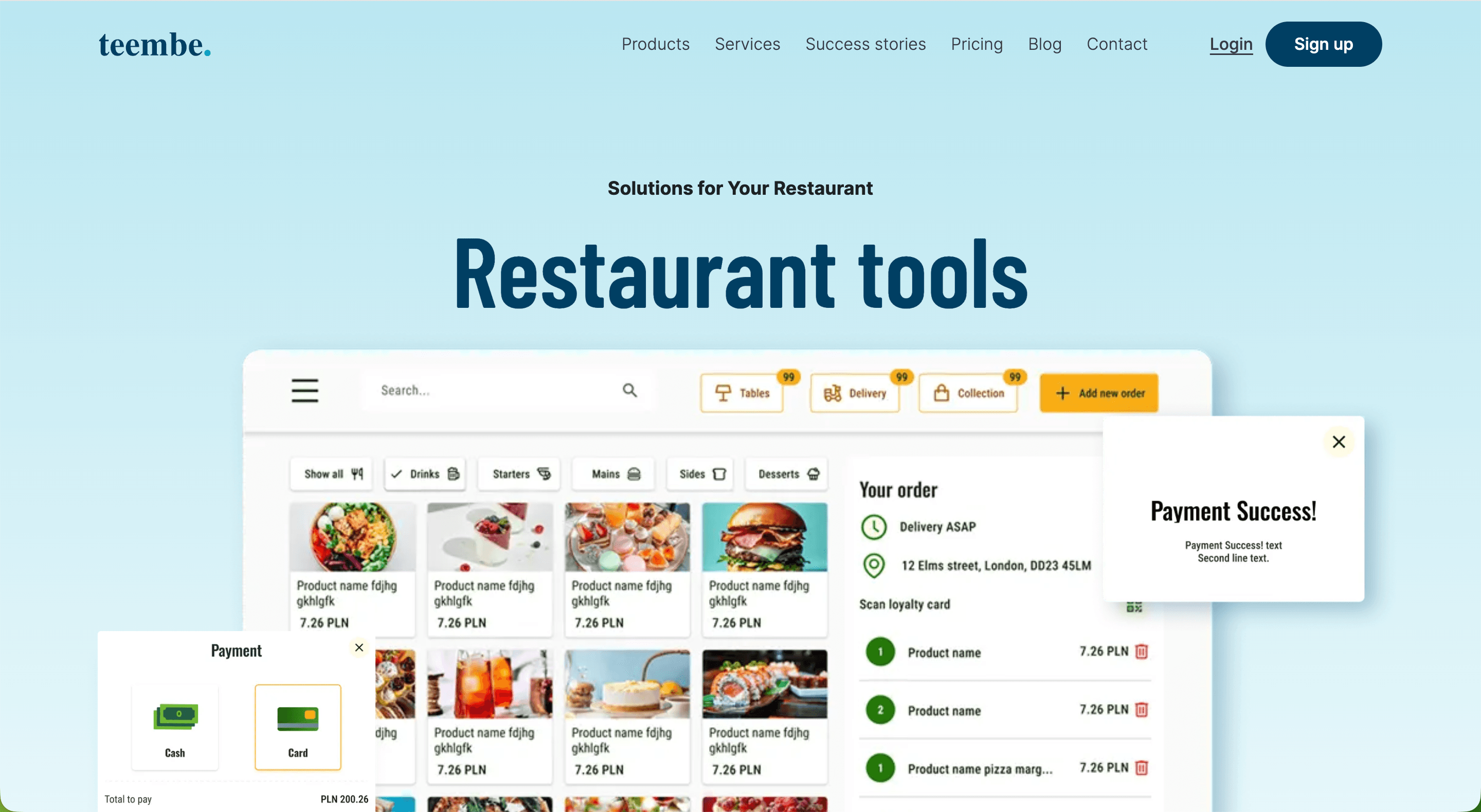 Teembe interface